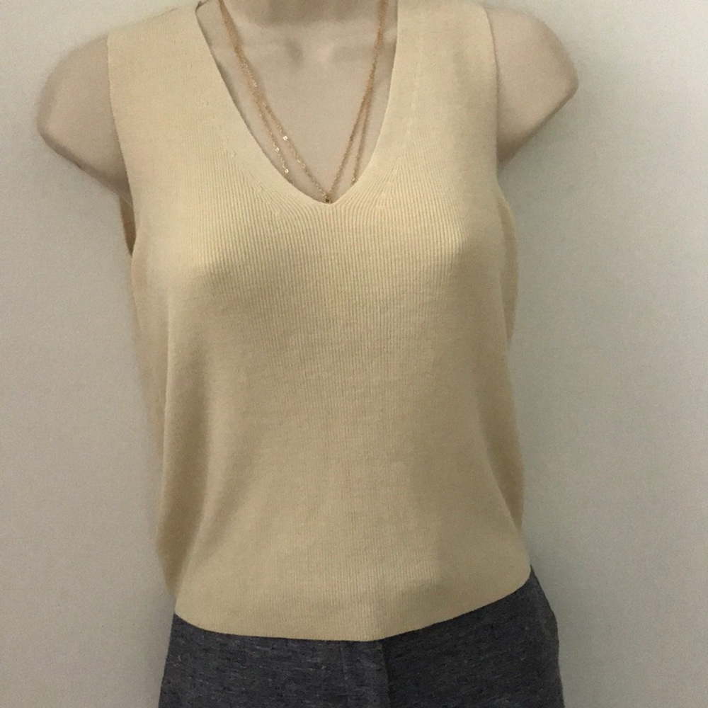 Banana Republic V-neck sleeveless sweater